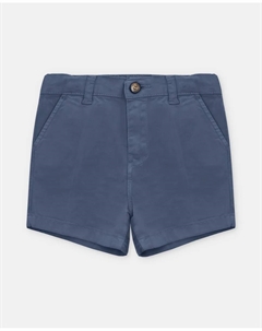 Детские шорты из саржи с карманами и шлёвками на поясе, темно-синий Martin aranda