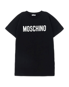 Платье с логотипом, черный Moschino kids