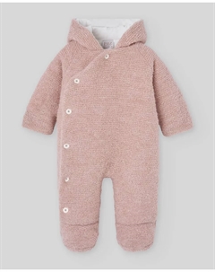 Детское худи с кудрявой текстурой коллекция Deva Paz Rodríguez, светло-розовый Paz rodriguez