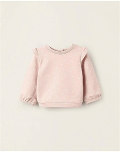 Детское худи с цветочным принтом, светло-розовый Zippy