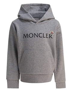 Толстовка с логотипом, серый Moncler enfant