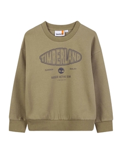 Толстовка с логотипом, коричневый Timberland kids
