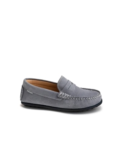 Детские мокасины из кожи, серый Pablosky