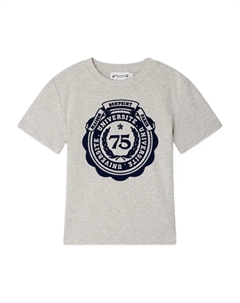 Футболка с короткими рукавами Thibald, серый Bonpoint