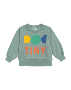 Толстовка с логотипом, зеленый Tinycottons