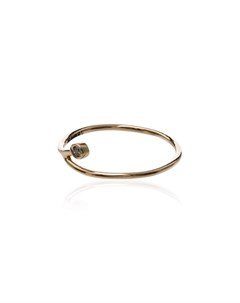 Золотое кольцо с бриллиантом Xiao wang