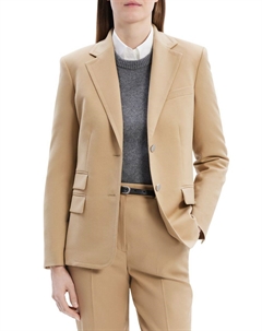 Шерстяной пиджак с двумя пуговицами, цвет New Camel Theory