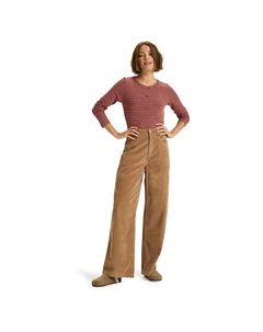 Женские брюки Surf On Cloud Cord, коричневый Roxy