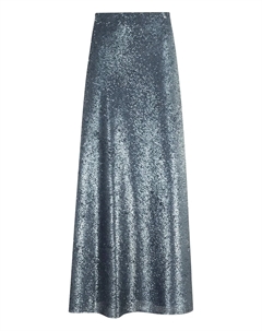 Юбка миди с пайетками, синий Herno