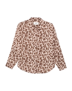 Рубашка с леопардовым принтом на пуговицах, нейтральный Ba&sh
