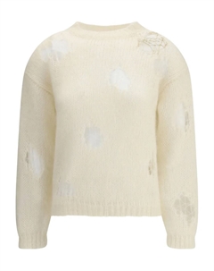 Свитер с рваным эффектом, нейтральный Fabiana filippi