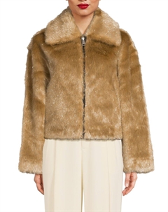 Куртка Aubin из искусственного меха с эффектом металлик, цвет Fawn Apparis