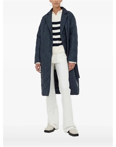 Полосатый свитер в рубчик, белый Marc o'polo