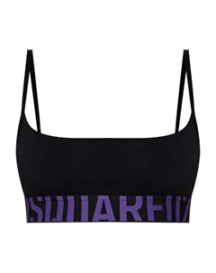 Бралетт с логотипом на ленте, черный Dsquared2