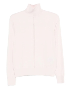 Водолазка с отделкой спереди, розовый Boss