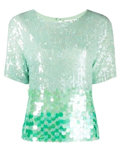 Футболка с пайетками, зеленый Parosh