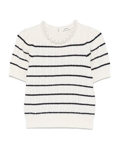 Топ в полоску, нейтральный Sandro