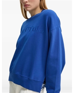 Вышитая толстовка с круглым вырезом, синий Marc o'polo