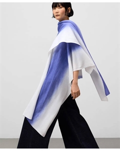 Женская вязаная кофта с эффектом спрея, белый/синий Adolfo dominguez