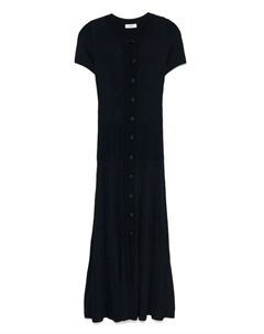 Трикотажное платье миди, синий Sandro