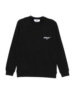 Толстовка с вышитым логотипом, черный Msgm