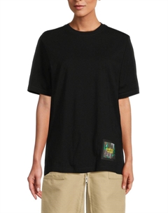 Футболка с логотипом, хлопковая, черный Ambush