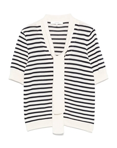Кардиган в полоску, синий Frame