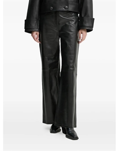 Кожаные брюки, черный Stand studio