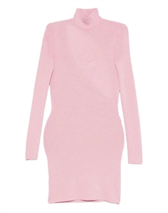 Платье с высоким воротом, розовый Self-portrait