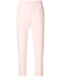 Брюки с подвернутым низом, розовый Parosh