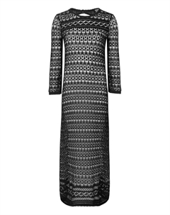 Платье Paloma с открытой спиной и кружевом, черный Isabel marant