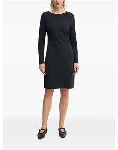 Мини-платье с длинными рукавами и круглым вырезом, синий Marc o'polo