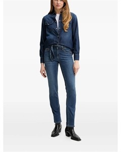 Джинсы с логотипом, синий Liu jo