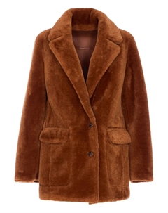 Двусторонняя искусственная шуба, коричневый Urbancode