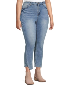 Джинсы Plus Slim Fit с высокой талией и рваными краями, цвет Moxie Copperflash