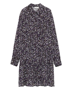Платье-рубашка с цветочным принтом, черный Marc o'polo