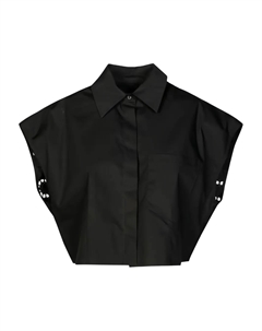 Рубашка с геометрическим вырезом, черный Dondup