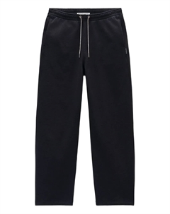 Спортивные брюки из хлопка со шнурком и стразами, черный Alexander wang