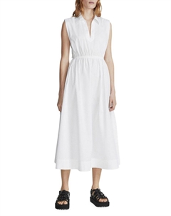 Платье-рубашка миди Soraya Poplin, белый Rag & bone