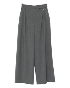Широкие брюки со складками, серый Giuseppe di morabito