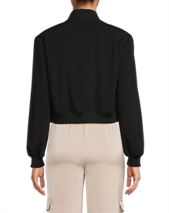 Укороченная куртка-бомбер, черный Calvin klein