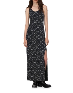 Платье макси с заклепками Priscilla, черный Rag & bone