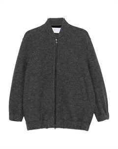 Куртка-бомбер на молнии спереди, серый Harris wharf london