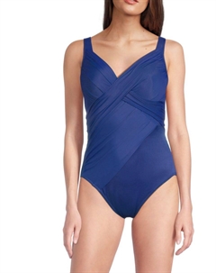 Цельный купальник Rock Solid Revele, цвет Azul Blue Miraclesuit