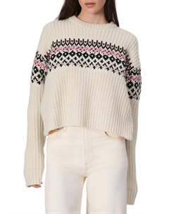 Свитер Leigh Fair в стиле Isle с круглым вырезом, слоновая кость Rag & bone