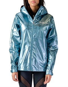 Куртка-дождевик с переливающимся логотипом, цвет Spear Mint Woodpecker