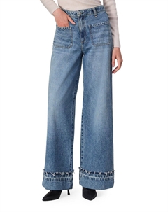 Джинсы Marina с широкими штанинами и бахромой на манжетах, цвет Liliana Rag & bone