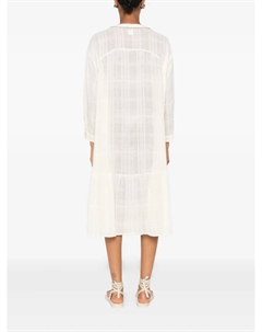 Платье из узорчатого жаккарда, желтый 120% lino