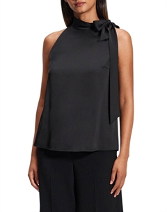 Топ с завязками по бокам, черный Theory