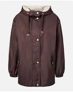 Женский короткий гладкий плащ, коричневый Woman el corte inglés